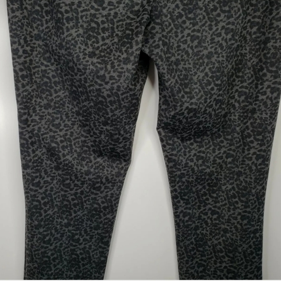 Vince Camuto Womens Black/Gray Leopard Casual Work Pants/Trousers Slim L… - Picture 9 of 10